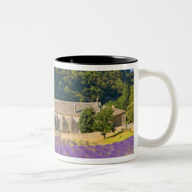 Caneca De Café Em Dois Tons França, Gordes. Mosteiro de Cisterciano (Direita)
