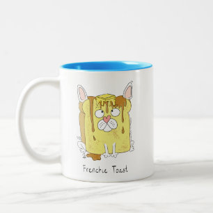 Caneca De Café Em Dois Tons Francês Buldogue Frenchie Dog Engraçado