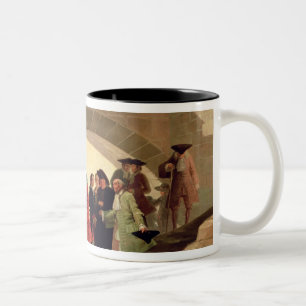 Caneca De Café Em Dois Tons Francisco Jose de Goya y Lucientes   o casamento,