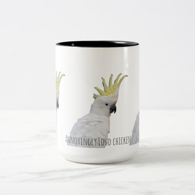 Caneca De Café Em Dois Tons Frango alto demais (Centro)