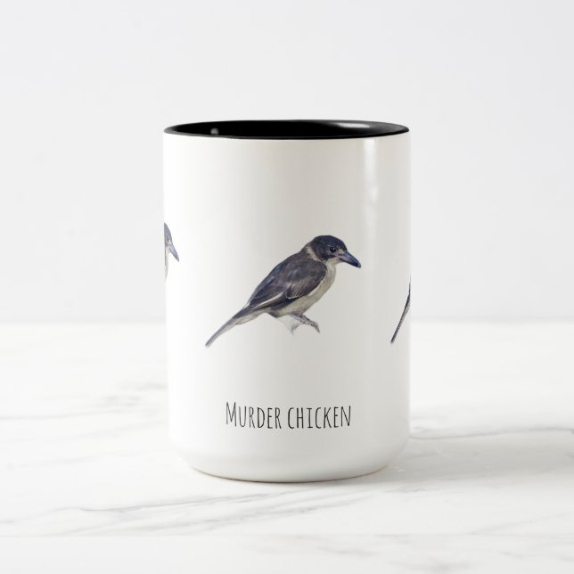 Caneca De Café Em Dois Tons Frango assassino (Centro)