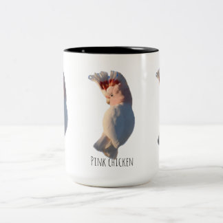 Caneca De Café Em Dois Tons Frango rosa