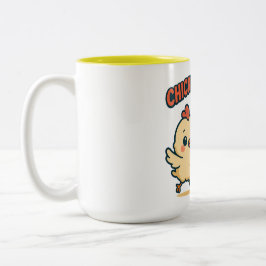 CANECA DE CAFÉ EM DOIS TONS FRANGUINHO BANANA LINDO!