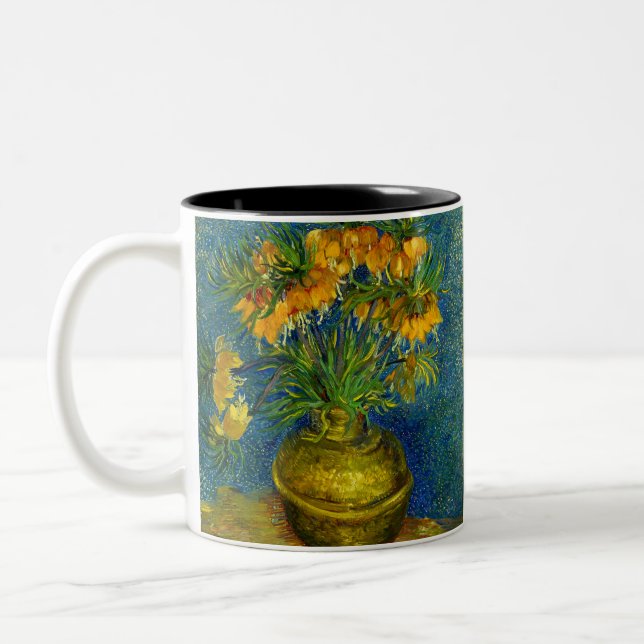 Caneca De Café Em Dois Tons Fraturas Imperiais Van Gogh (Esquerda)