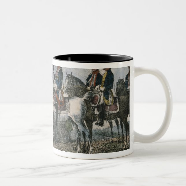 Caneca De Café Em Dois Tons Frederick o excelente com os fazendeiros (Direita)