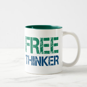 Caneca De Café Em Dois Tons freethinker