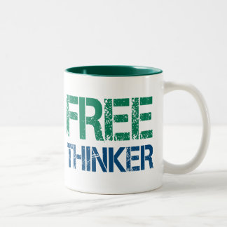 Caneca De Café Em Dois Tons freethinker
