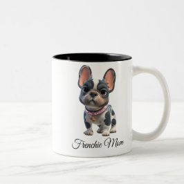 Caneca De Café Em Dois Tons French Bulldog Frenchie Mom