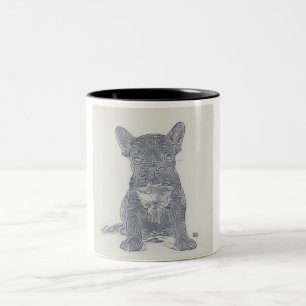 Caneca De Café Em Dois Tons Frenchie Bulldog Lover Coffee Mug