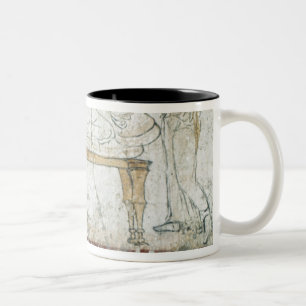 Caneca De Café Em Dois Tons Fresco do túmulo de Gaudio, c.480 BC