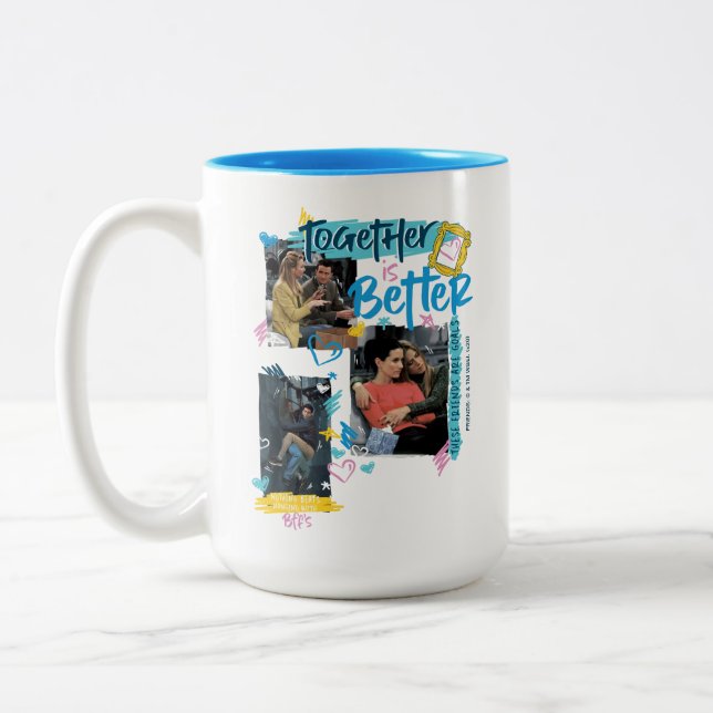 Caneca De Café Em Dois Tons FRIENDS™ | Juntos é Melhor (Esquerda)