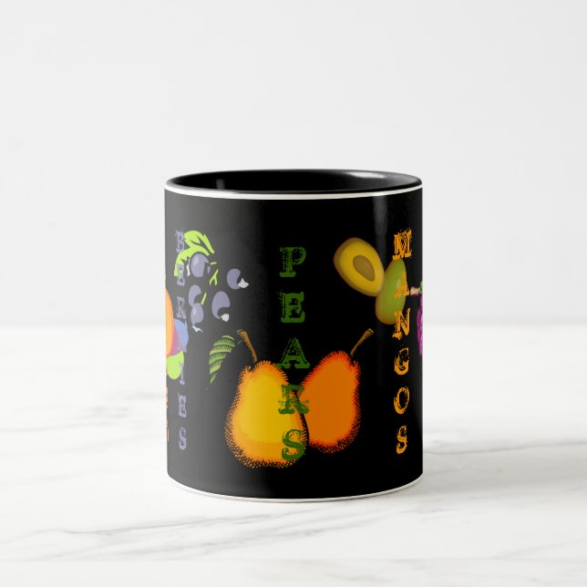 Caneca De Café Em Dois Tons Frio em Fruta (pera) (Centro)