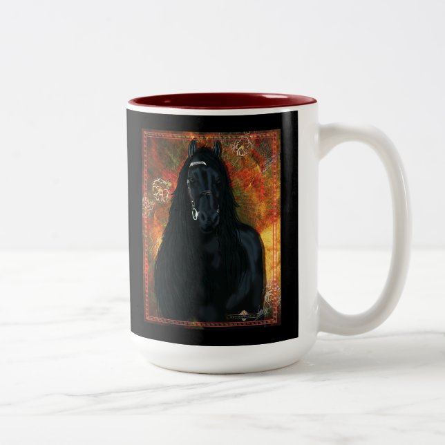 Caneca De Café Em Dois Tons Frísia - Café-, Tea Mug, Taça (Direita)