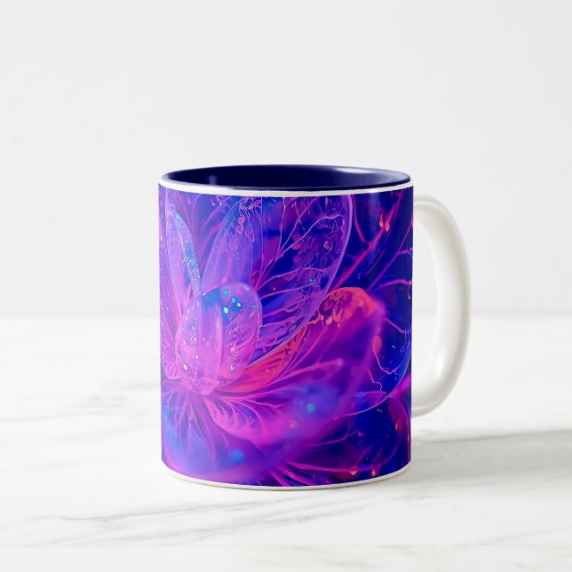 Caneca De Café Em Dois Tons Frosted Glass Bloom (Frente Esquerda)