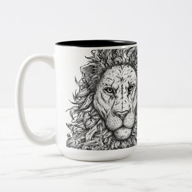 Caneca De Café Em Dois Tons FrostLion (Esquerda)