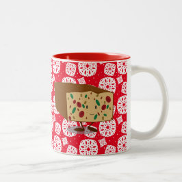 Caneca De Café Em Dois Tons Fruitcake de sorriso