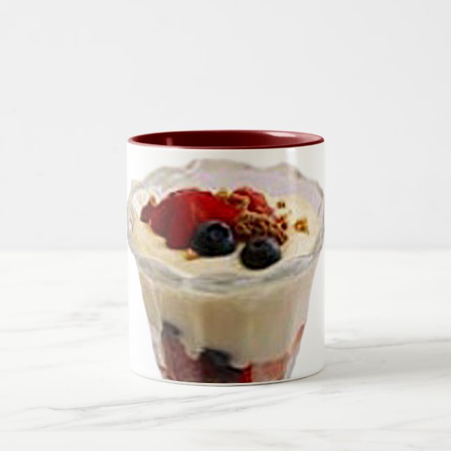 Caneca De Café Em Dois Tons Fruity Italiana Sundae (Centro)