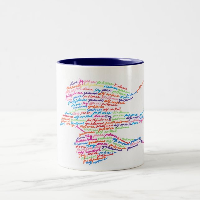 Caneca De Café Em Dois Tons Fruta do espírito (Centro)