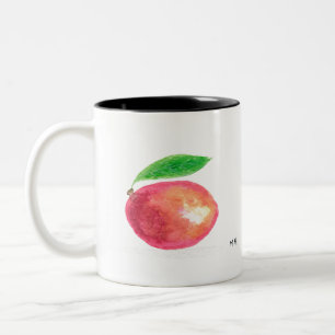 Caneca De Café Em Dois Tons fruta Mango