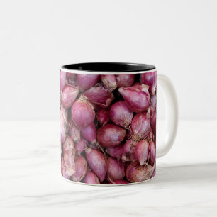 Caneca De Café Em Dois Tons Frutas bonito