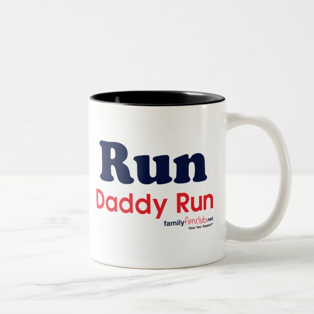 Caneca De Café Em Dois Tons Funcione o funcionamento do pai (Direita)