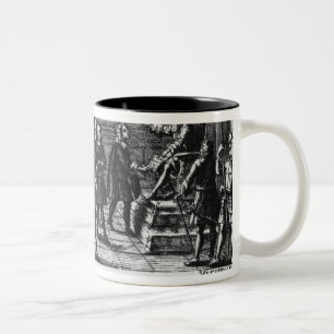 Caneca De Café Em Dois Tons Fundação por Louis XIV, rei de France
