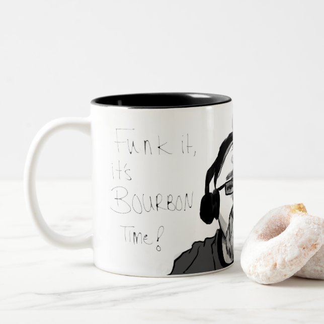 Caneca De Café Em Dois Tons Funk It Mug (Com Donut)