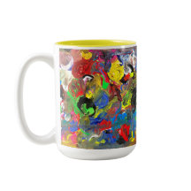 Funky Abstrato Joyful Colorful