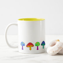 Funky Mushroom Mug
