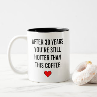 Caneca De Café Em Dois Tons Funny 30th Pearl Wedding Anniversary