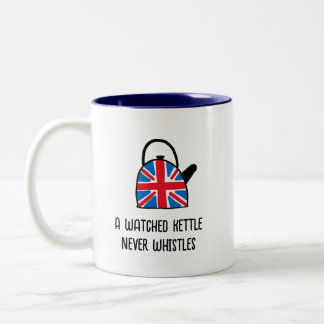 Caneca De Café Em Dois Tons Funny British Union Jack Kettle Tea Mug
