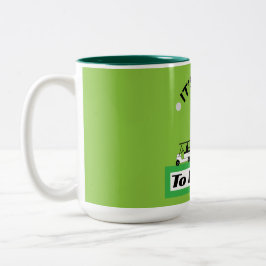 Caneca De Café Em Dois Tons Funny Golfing Pros Golfing Fanatics Sports