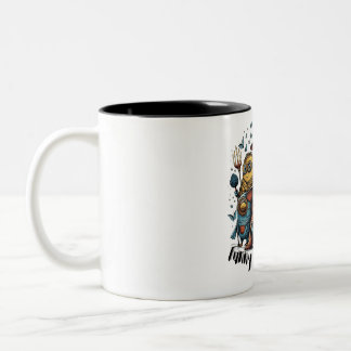 Caneca De Café Em Dois Tons funny halloween