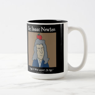 Caneca De Café Em Dois Tons Funny Newton Mug