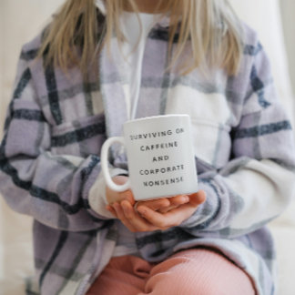 Caneca De Café Em Dois Tons Funny Office Mug With Sarcastic Work Quotes Gifts