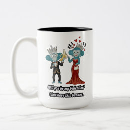 Caneca De Café Em Dois Tons Funny valentine's present