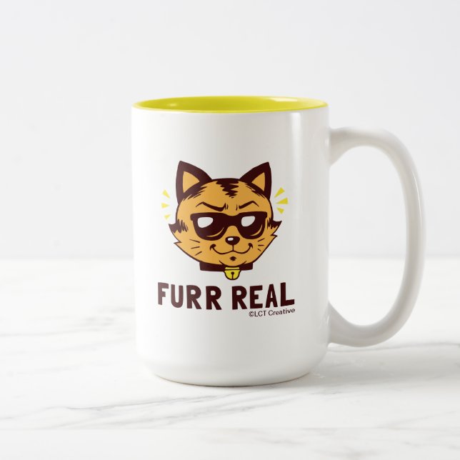Caneca De Café Em Dois Tons Furr Real (Direita)