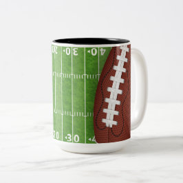 Caneca De Café Em Dois Tons Futebol