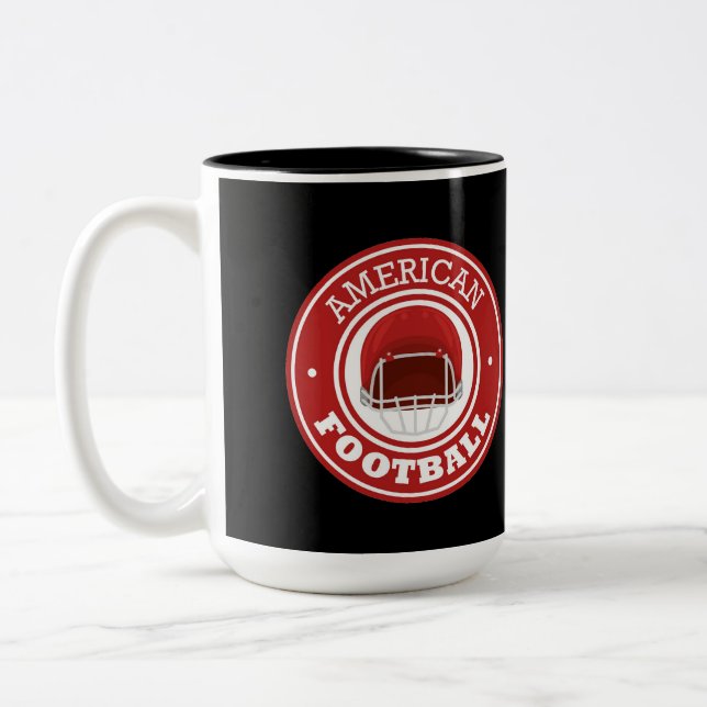 Caneca De Café Em Dois Tons Futebol (Esquerda)