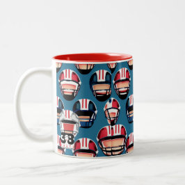 Caneca De Café Em Dois Tons Futebol americano