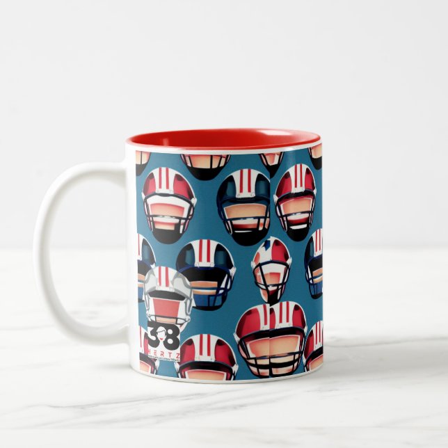Caneca De Café Em Dois Tons Futebol americano (Esquerda)