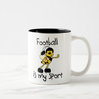 Caneca De Café Em Dois Tons Futebol do zangão meu esporte