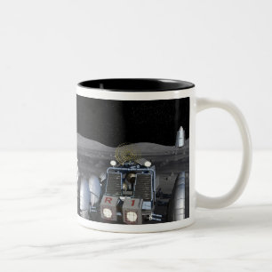 Caneca De Café Em Dois Tons Futuras missões de exploração do espaço 3