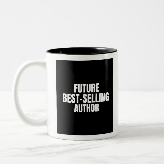 Caneca De Café Em Dois Tons Futuro autor de grande sucesso (Esquerda)