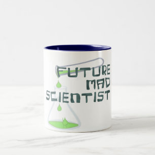 Caneca De Café Em Dois Tons Futuro Cientista Louco