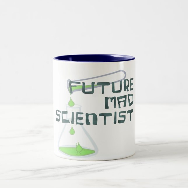 Caneca De Café Em Dois Tons Futuro Cientista Louco (Centro)