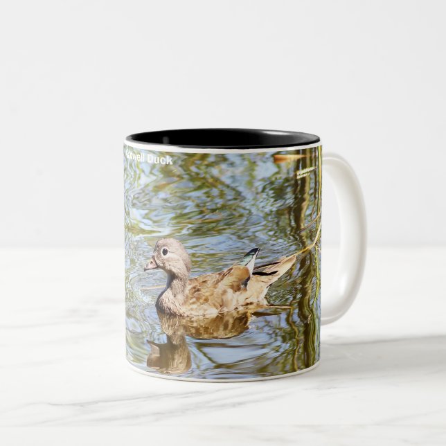 Caneca De Café Em Dois Tons Gadwell Duck (Frente Esquerda)