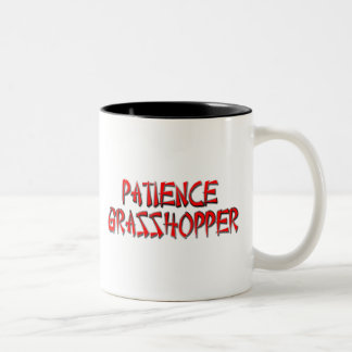 CANECA DE CAFÉ EM DOIS TONS GAFANHOTO DA PACIÊNCIA