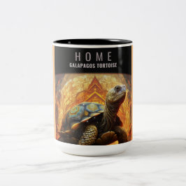 Caneca De Café Em Dois Tons Galápagos Tortoise