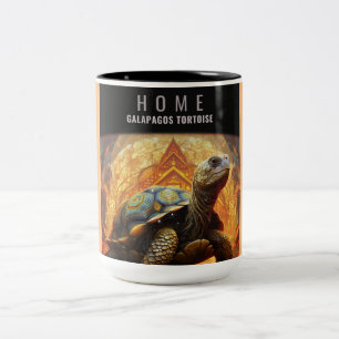 Caneca De Café Em Dois Tons Galápagos Tortoise